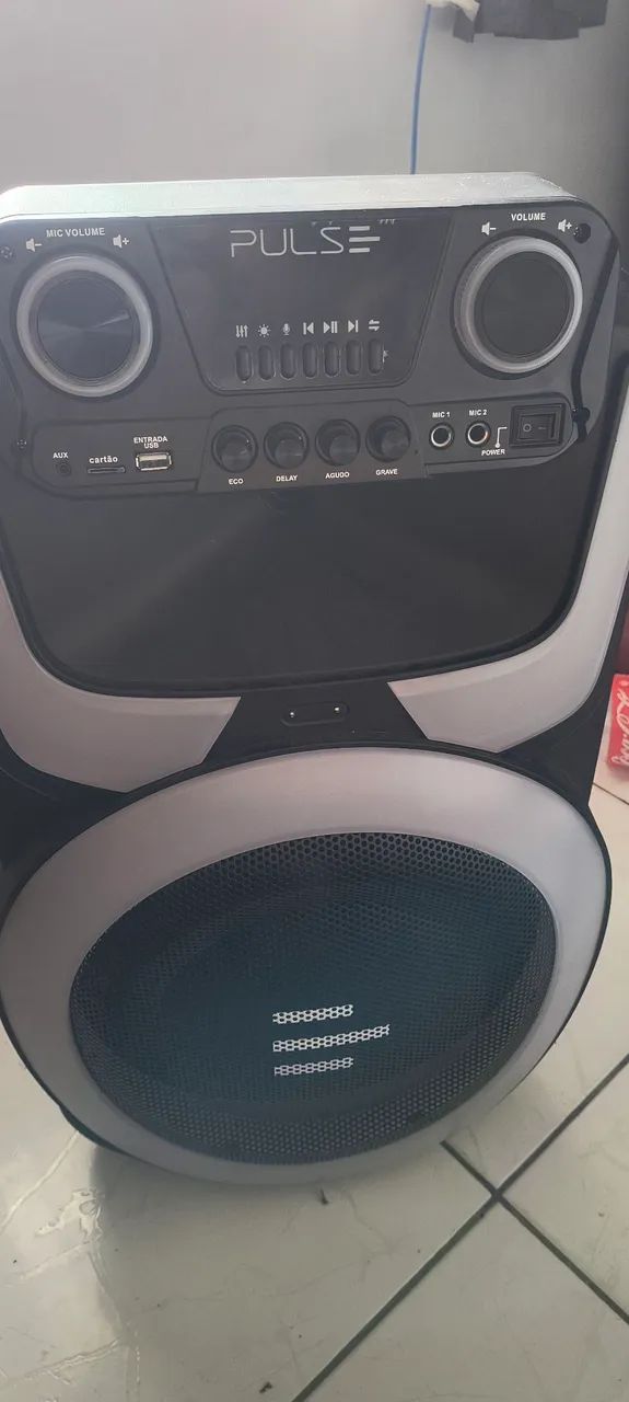 Caixa de Som Pulse 750 w seminova - Foto 2