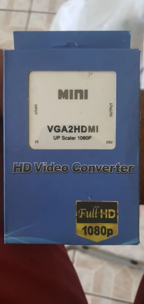 Conversor De Video VGA Para HDMI Full HD