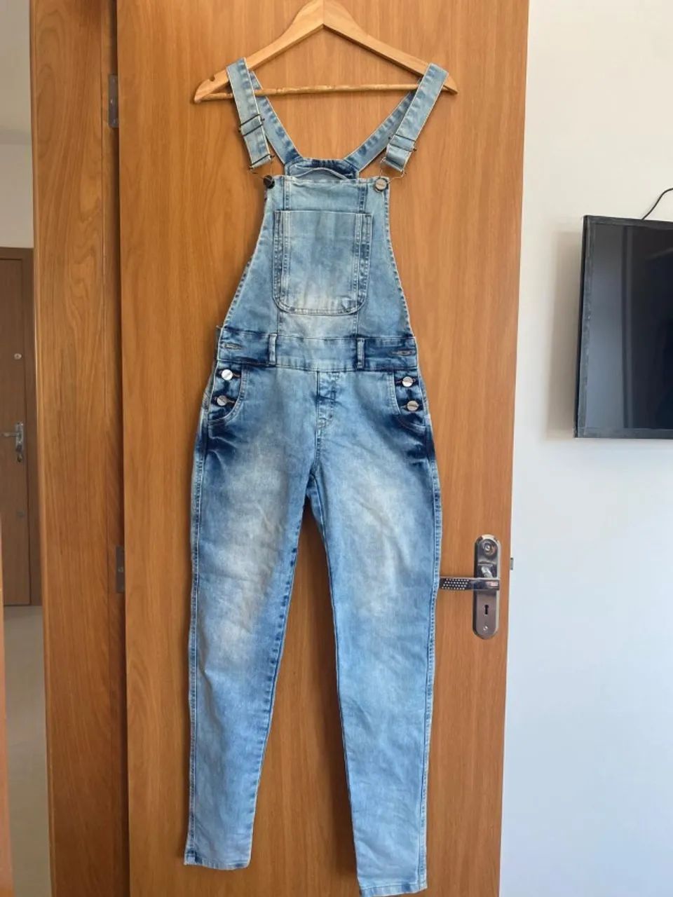 macacao jeans 