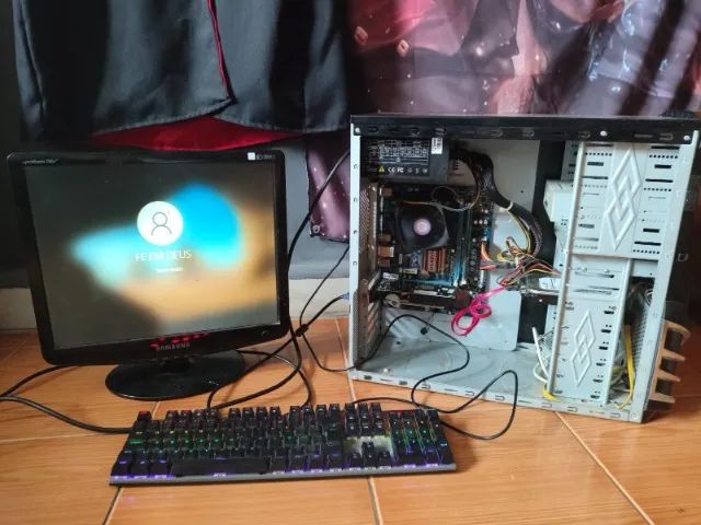 PC Com placa de video+Monitor!