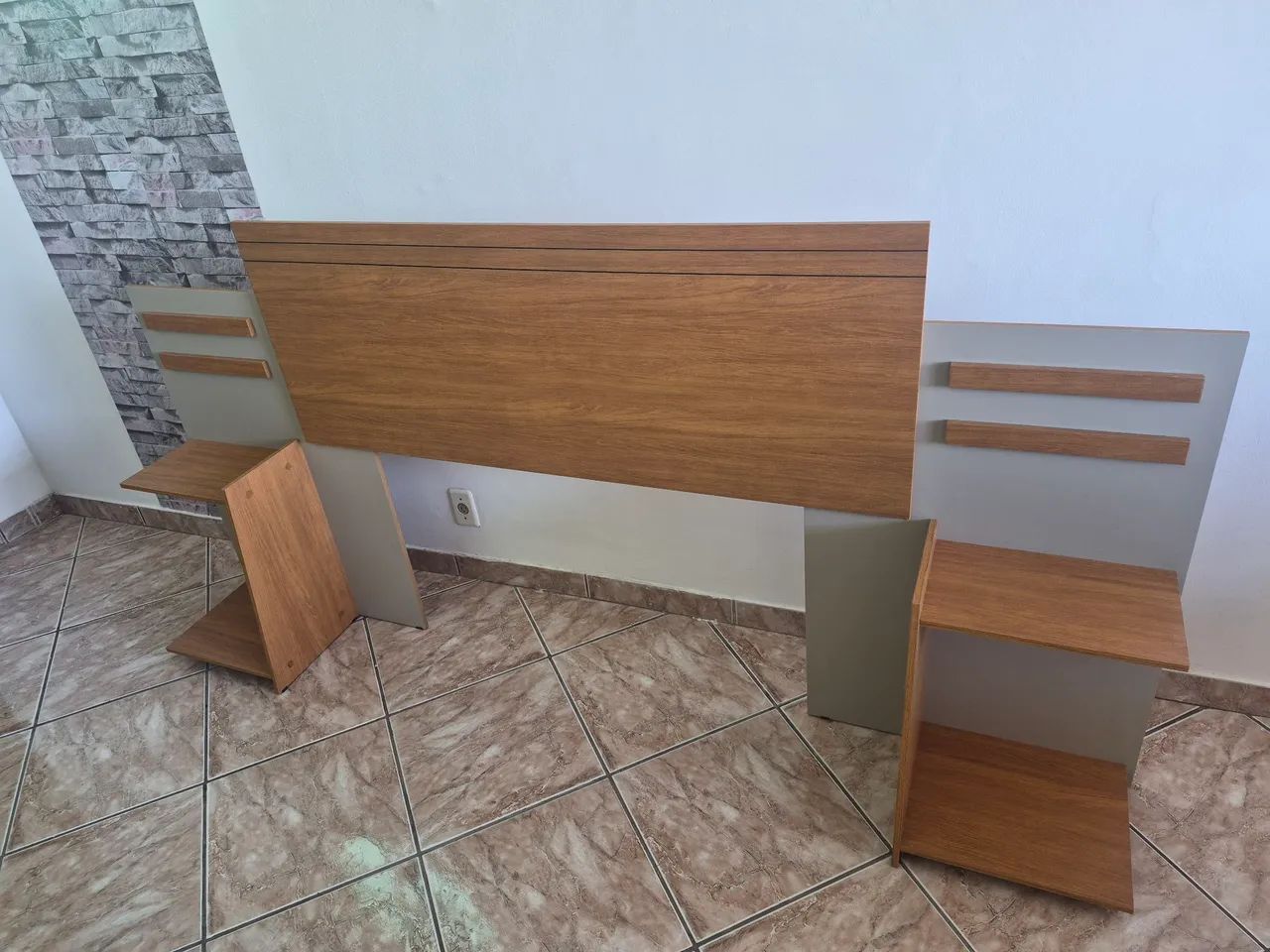 CABECEIRA GRÉCIA PARA CAMA (NUNCA FOI USADA) - Foto 4
