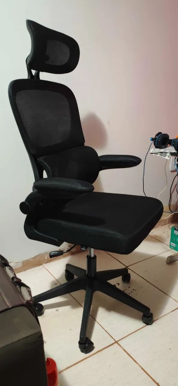 Cadeira Ergonômica Giratória Python Fly com Apoio Lombar