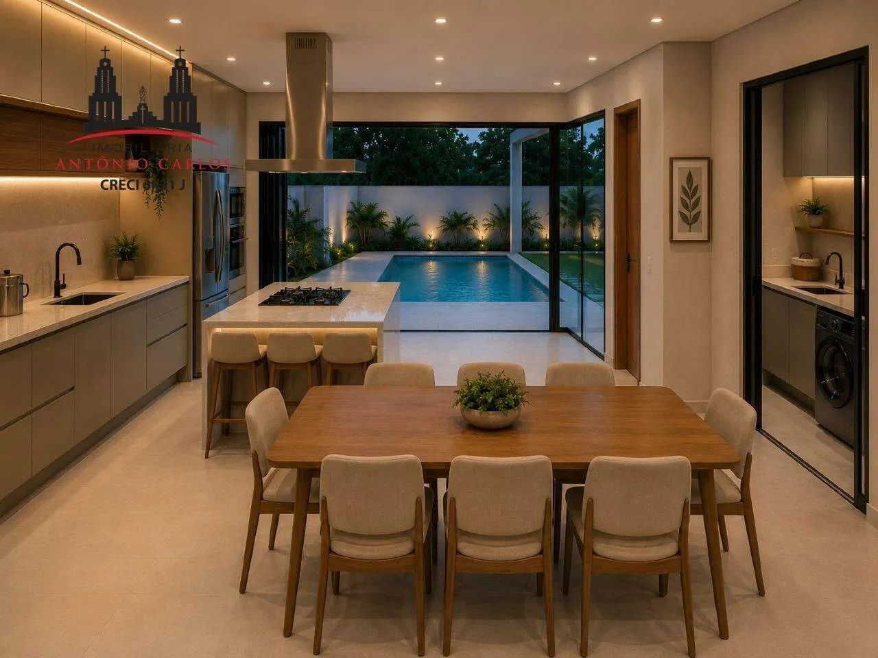 CASA TÉRREA DE ALTO PADRÃO COM PISCINA EM ANTÔNIO CARLOS/SC - Foto 4