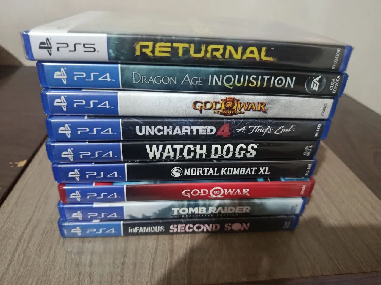 Lote jogos Playstation 4 e 5