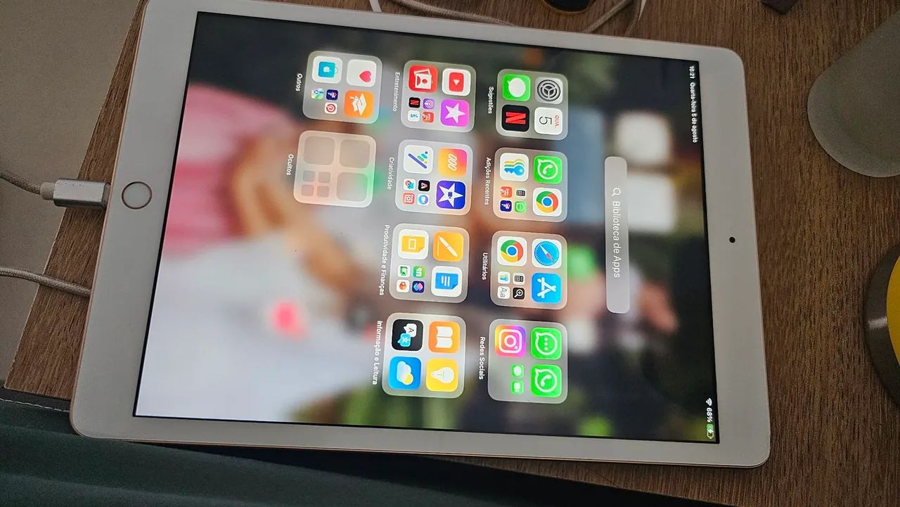 Ipad 7 geracao pink gold 32 gb sem detalhes - Foto 3