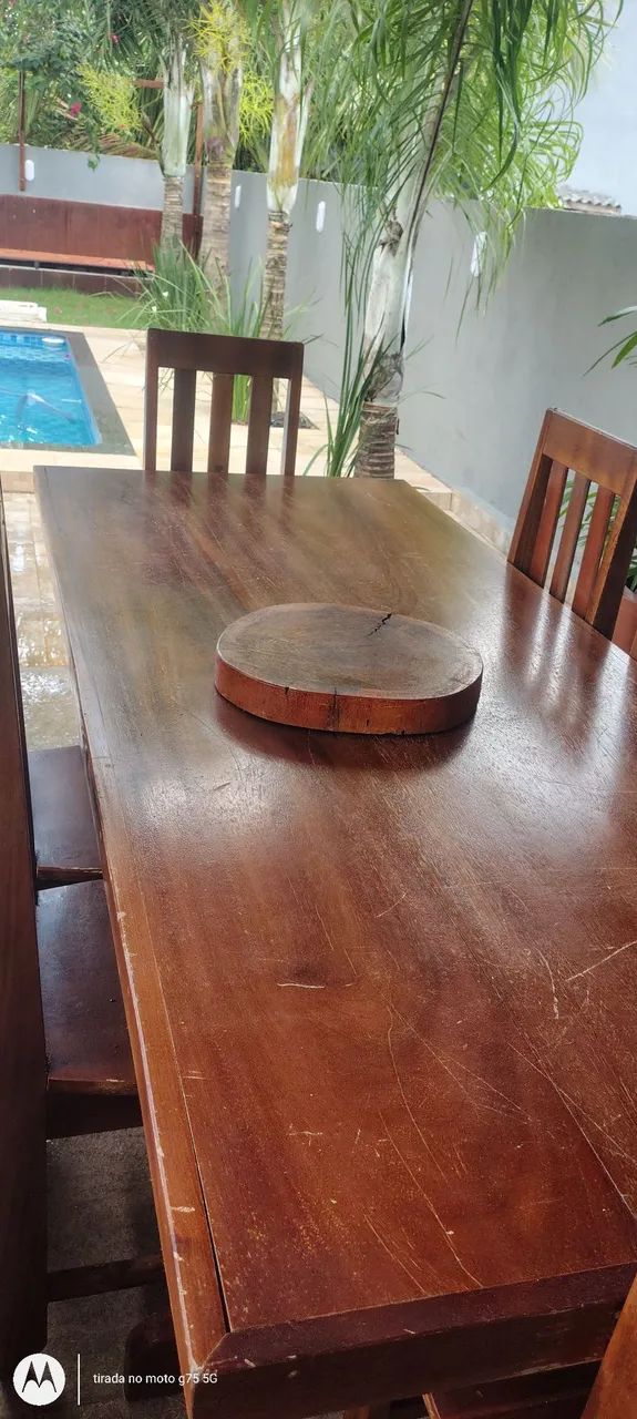 Mesa com 6 cadeiras em angelin nova  - Foto 2