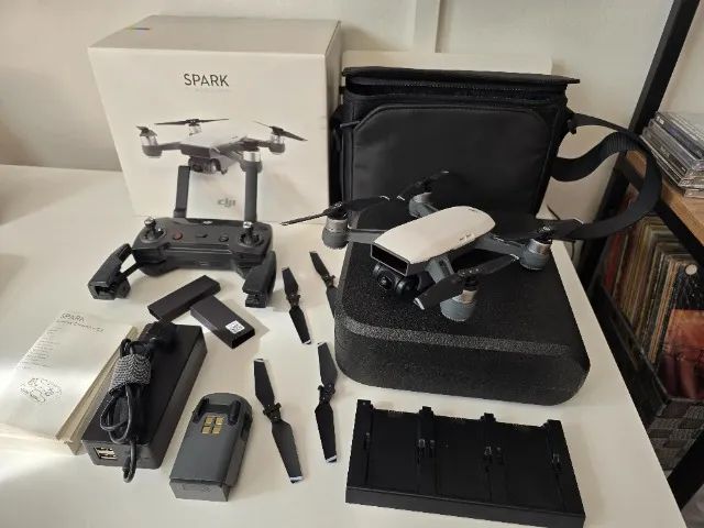 DJI Spark Completo (Para Retirada de Peças / Reforma) - Sem Bateria