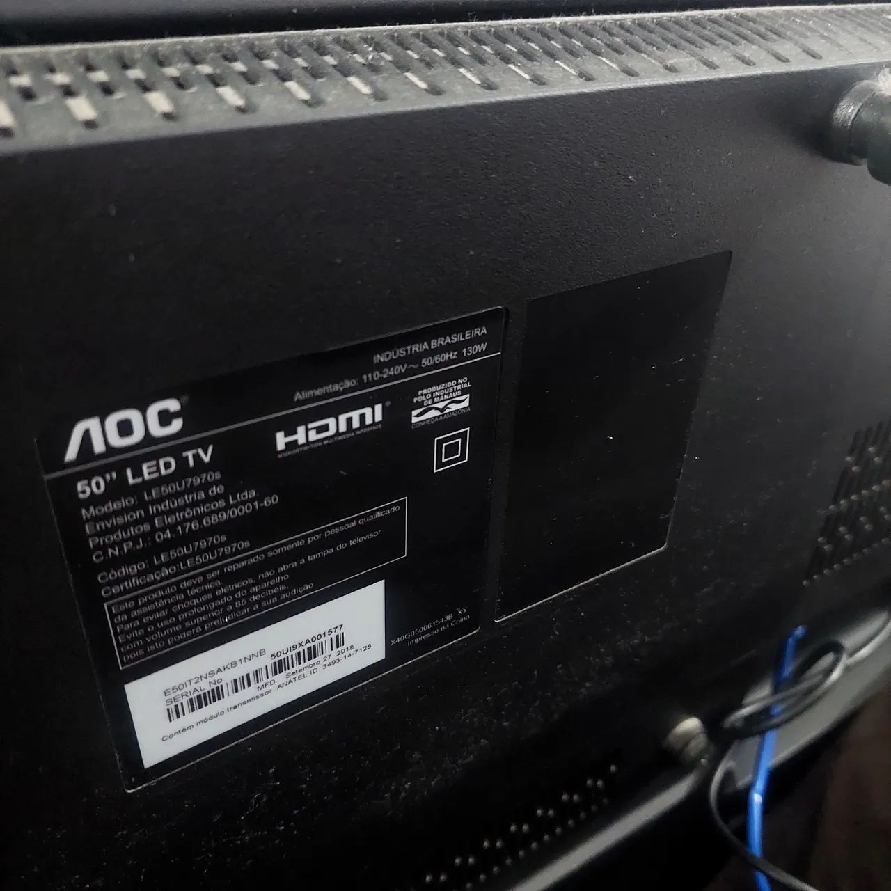 Tv AOC 50" usada - Foto 4