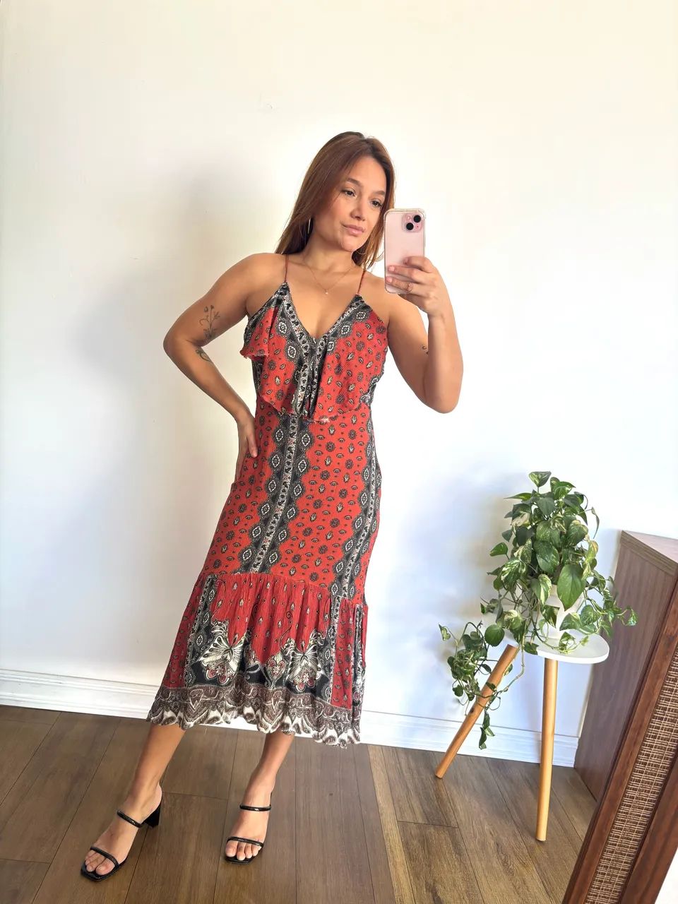 Vestido mídi farm 