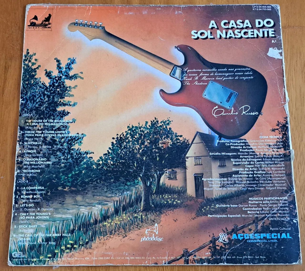 LP VINIL RAIO X - VENTURES & SHADOWS HITS - Foto 2