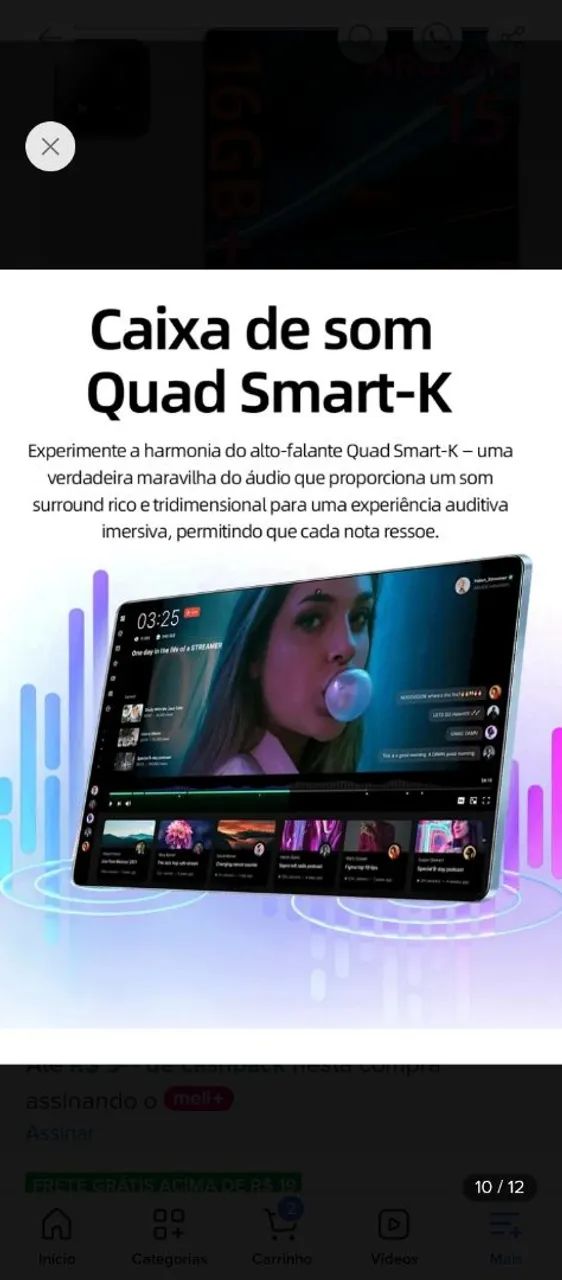Vendo tablet profissional novo na caixa,16 G,e mais 512  - Foto 3