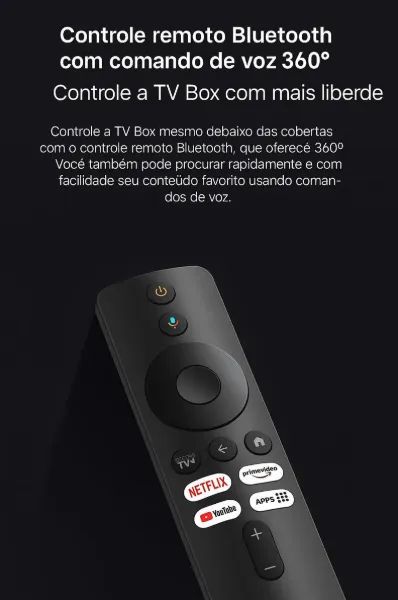 TV Box Xiaomi Mi S 3ª Geração 4K 32GB Wi-Fi 6 Original Lacrado - Foto 5