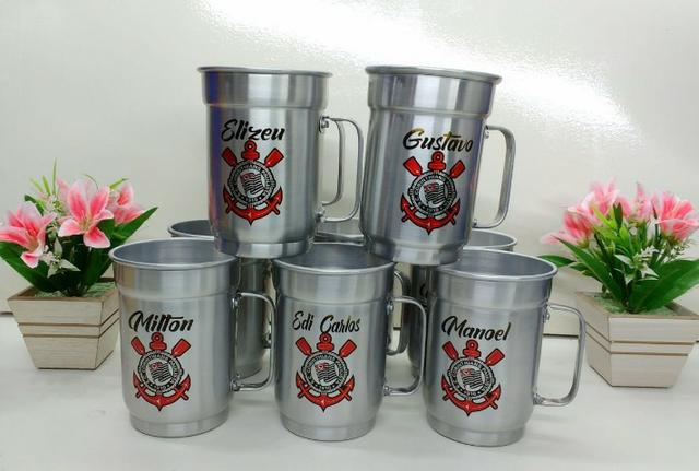 Caneca de chopp de aluminio personalizada com qualquer tema - Foto 2