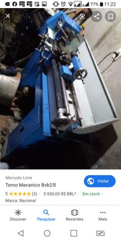 Mini torno mecânico BVB25L