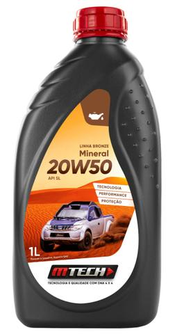 Oleo Motor Mineral 20w50 Sl Bronze 1lt Mtech