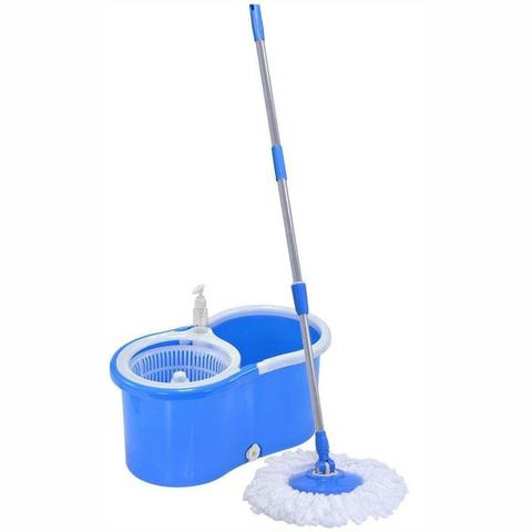 Balde Giratorio Mop Vinik Azul semi novo com 2 refis - Foto 2