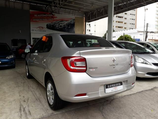 Renault 2013/2014 logan 1.6 expression Flex completo prata impecável confira - Foto 6
