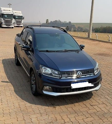 SAVEIRO CROSS AZUL CABINE DUPLA