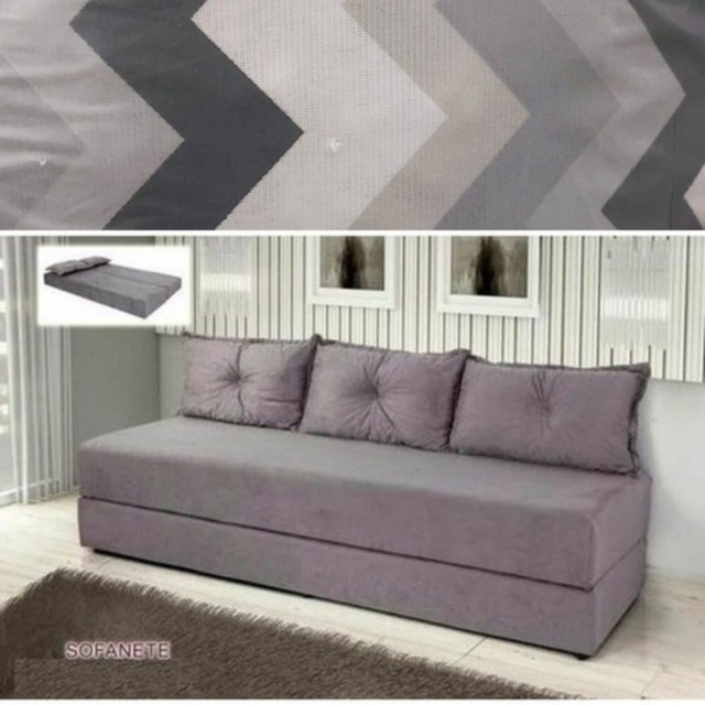 Sofanete King Cinza Até 12x - Frete Grátis 