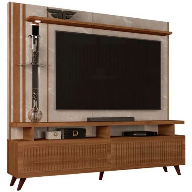 Estante  Home Theater Frade Vega para TV até 65 polegadas com LED fili - Foto 3