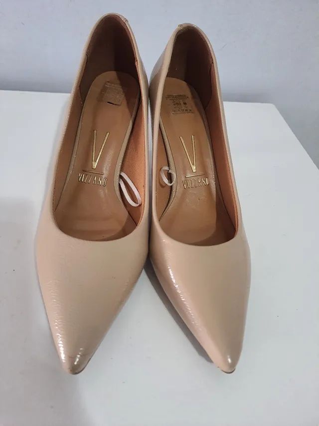 Scarpin Nude Vizzano- Tamanho 36
