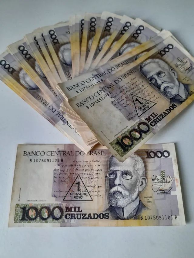 Cédula antiga serie inteira 1000 cruzados - Foto 2