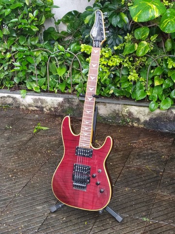 schecter diamond series sunset fr extreme