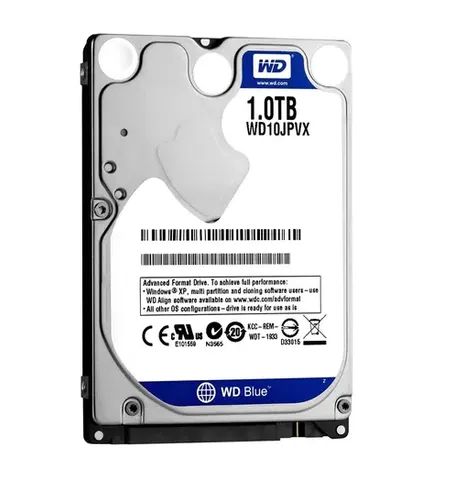 Disco rígido interno Western Digital WD10JPVX 1TB 1000GB Azul Sata Notebook
