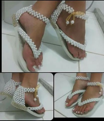 Havaiana decoradas - Foto 2