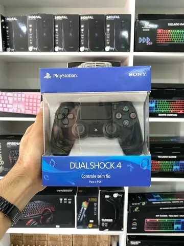 Controle sem Fio Duplo shock 4 Preto Ps4 xd 522 em Promoção na