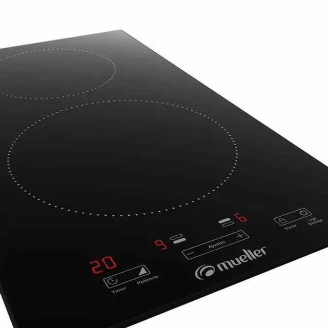 Cooktop Elétrico por Indução 2 queimadores **novo direto da indústria** 