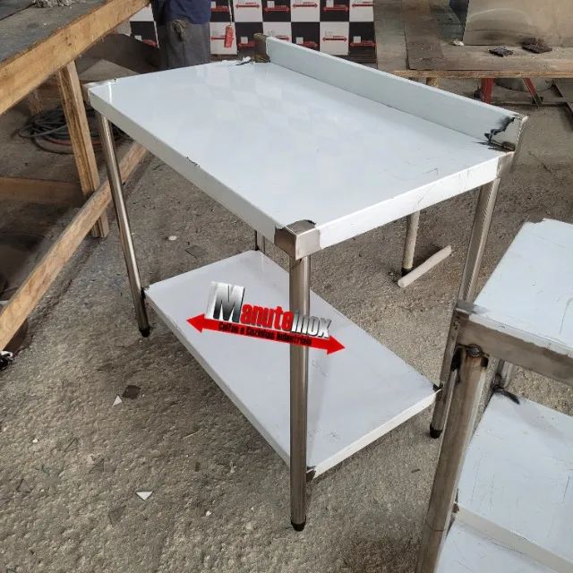 Bancada inox industrial inoxidável - Foto 3