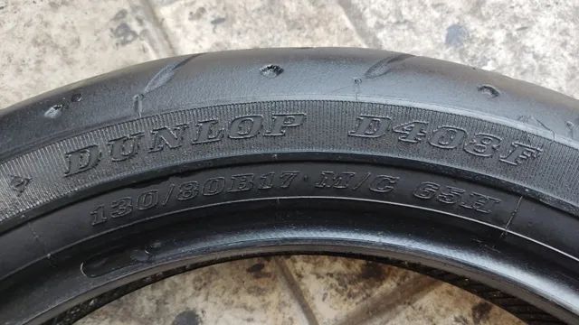 Pneu Moto Dunlop D408F Harley Davidson 130/80-17 (Pneu riscado) - Foto 5