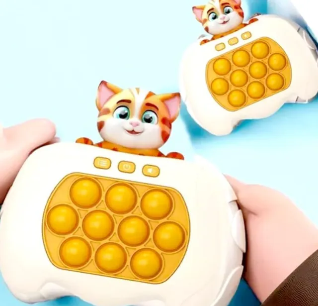 Minigame Pop-it Jogo Eletrônico Game Fidget Toys de Gatinho em