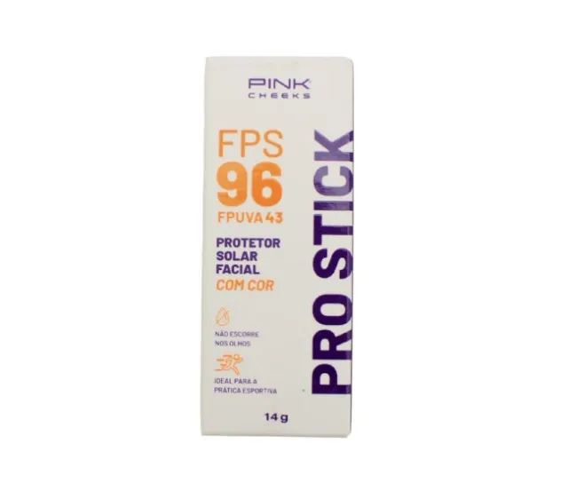 Protetor Solar Stick Multifuncional Com CorFps 96 FPuv 43 Altíssima Proteção 9853