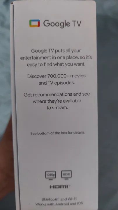 Chromecast Google TV 4k  - Foto 3