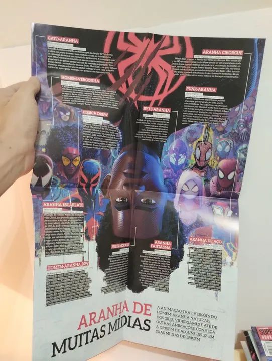 Homem Aranha Miles Morales, Pôster 50x70, em Revista - Foto 5