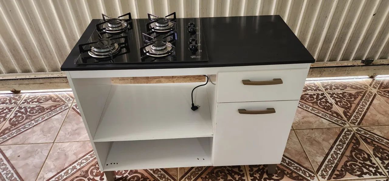 Fogão cooktop novo* balcão usado mas bem conservado 540 Fogões e