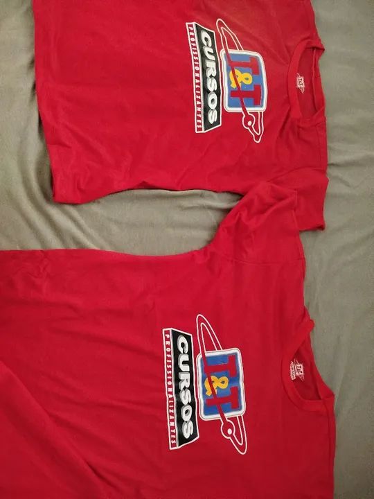 Camiseta T&T Cursos Profissionalizantes Vermelha - Foto 3