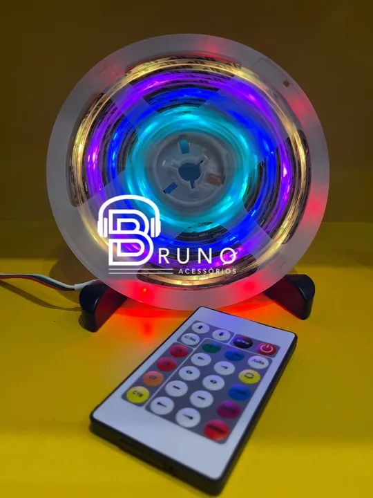 Fita Led USB digital C/ Controle - Foto 4