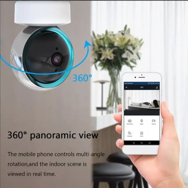 Câmera Inteligente Wi-Fi 360º