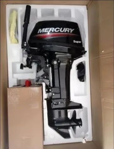 motor de popa mercury 15 super novo na caixa + 4 brindes - Foto 2