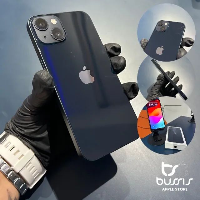 IPhone 13 na cor Preto 128Gb Saude de Bateria 86% Semi novo | Loja