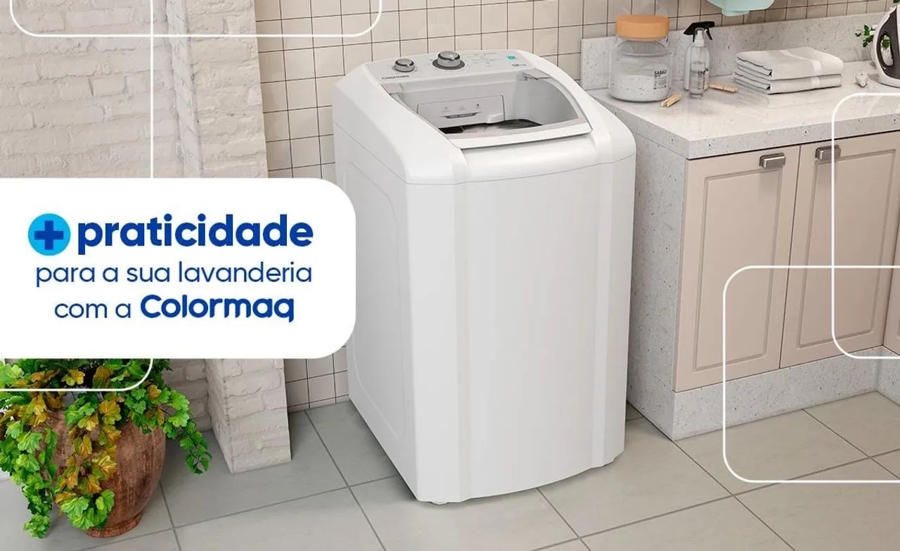 Máquina de lavar automática Colormaq 12kg - Foto 3