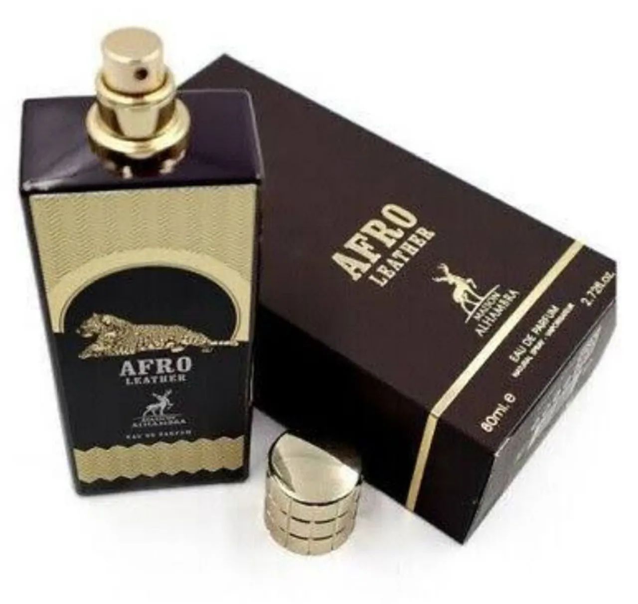 PERFUME ÁRABE AFRO LEATHER 80ML (NOVO) - Foto 5