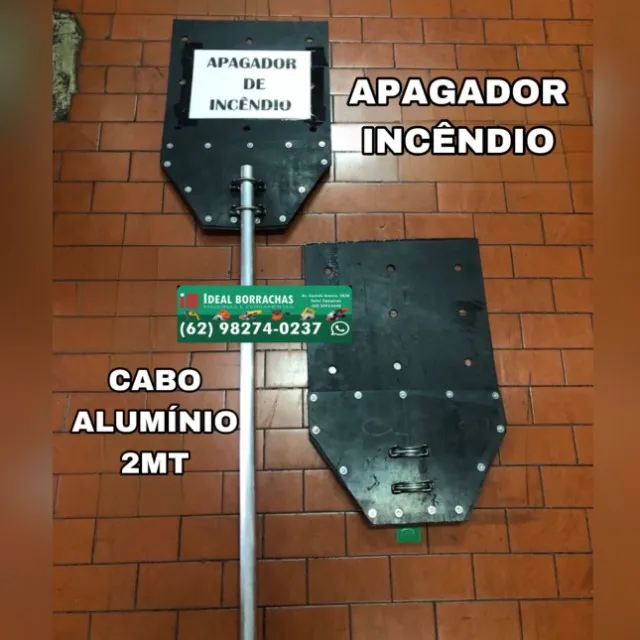 Apagador de incendio c/ cabo aluminio 2MT
