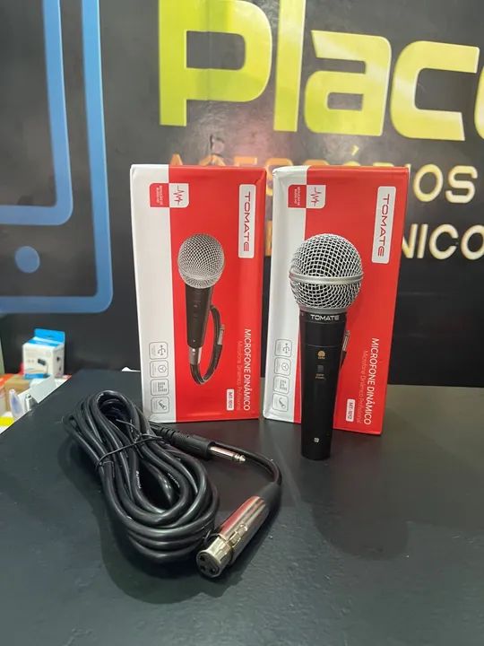 Microfone Dinâmico Profissional Tomate MT-1012