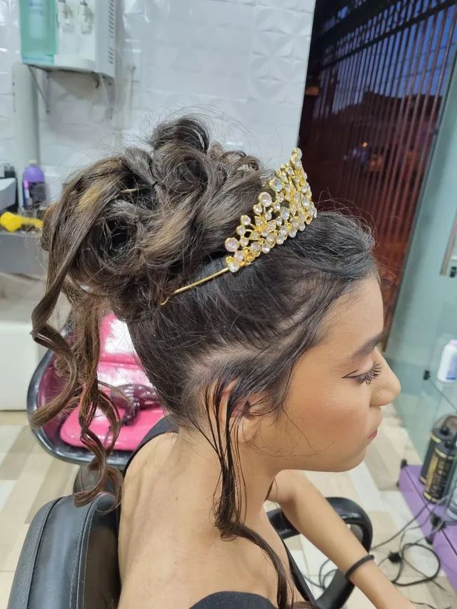 Penteado e maquiagem  para  noiva e debutante  - Foto 4