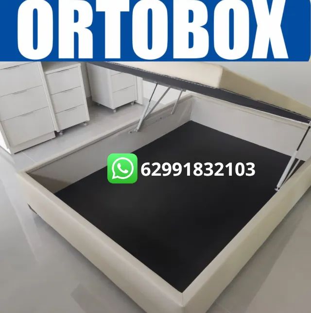 Box Baú Casal inteiro com pistões hidraulicos - Foto 2