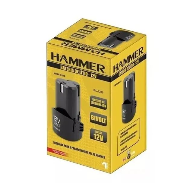 Bateria 12v de Lithium Hammer - Foto 3